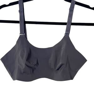 KNIX Everyday Evolution Bra Women’s 2 Reversible Grey Pink Wireless Comfort